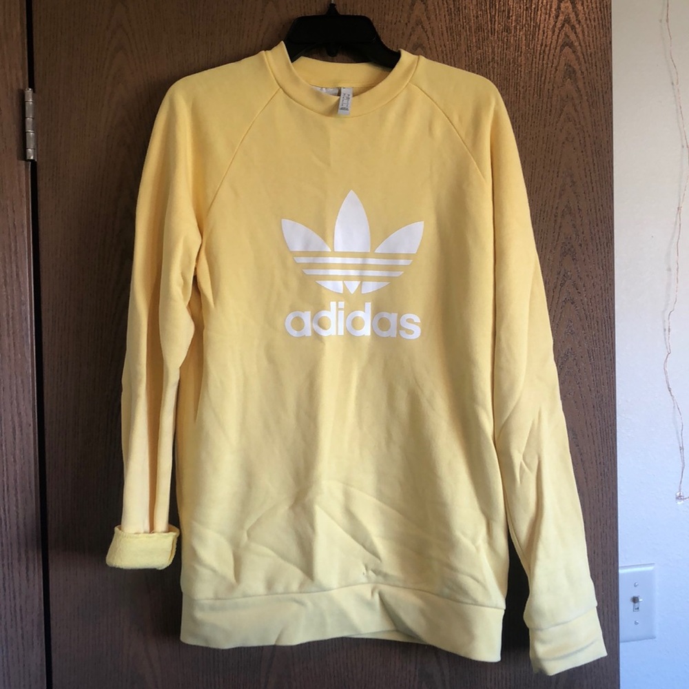Yellow Adidas Sweatshirt